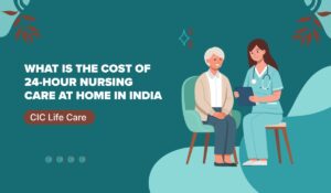 What is the cost of 24-hour nursing care at home in India?